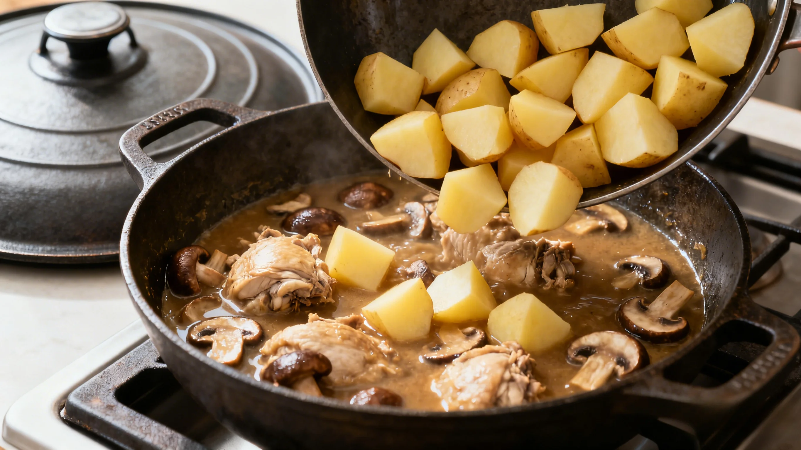 Adding Potatoes