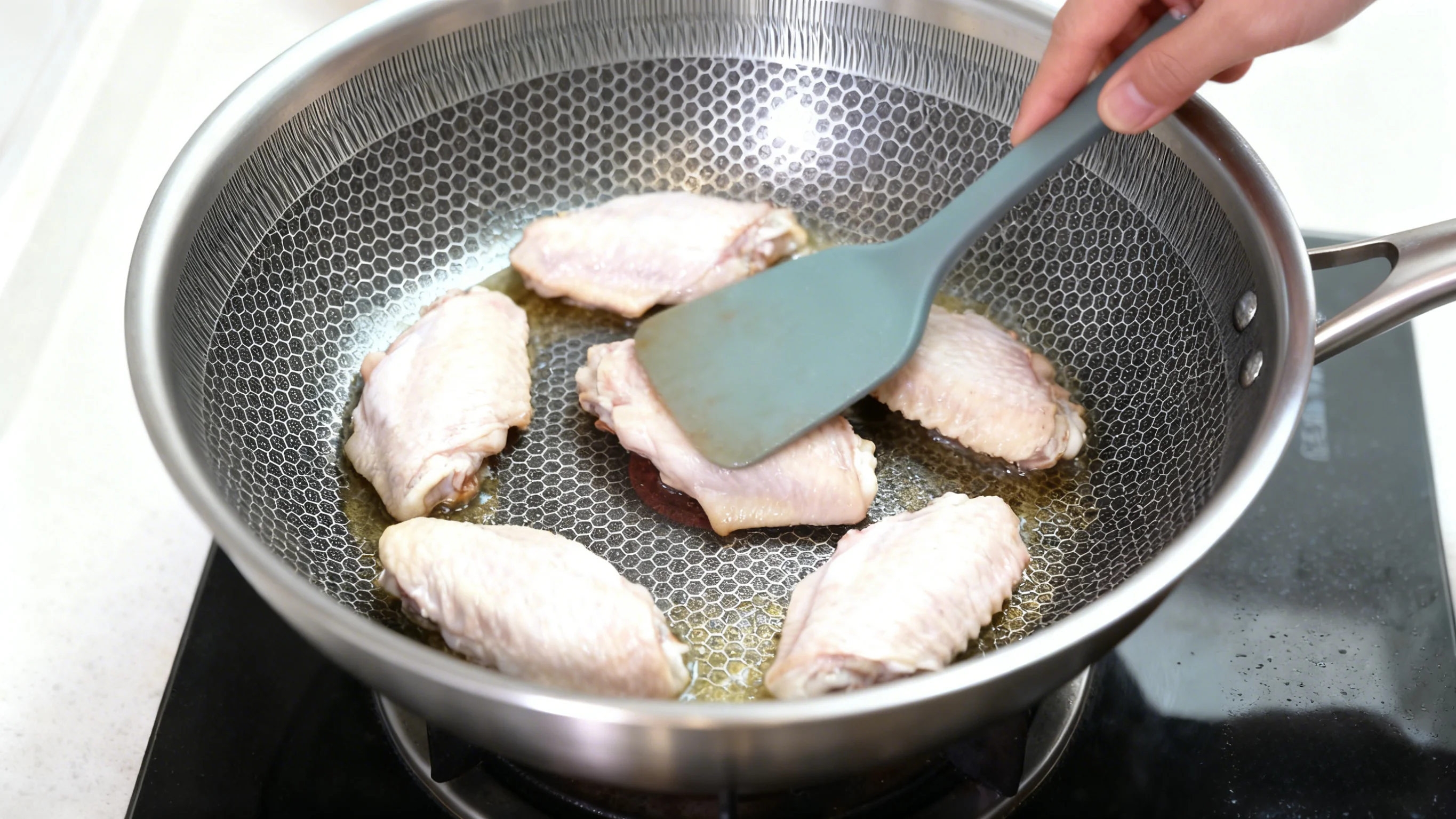Pan-frying Wings