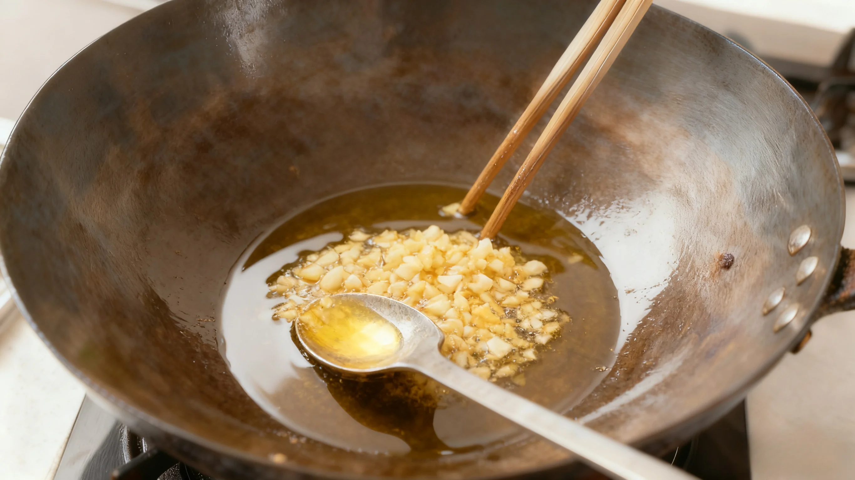 Frying Garlic