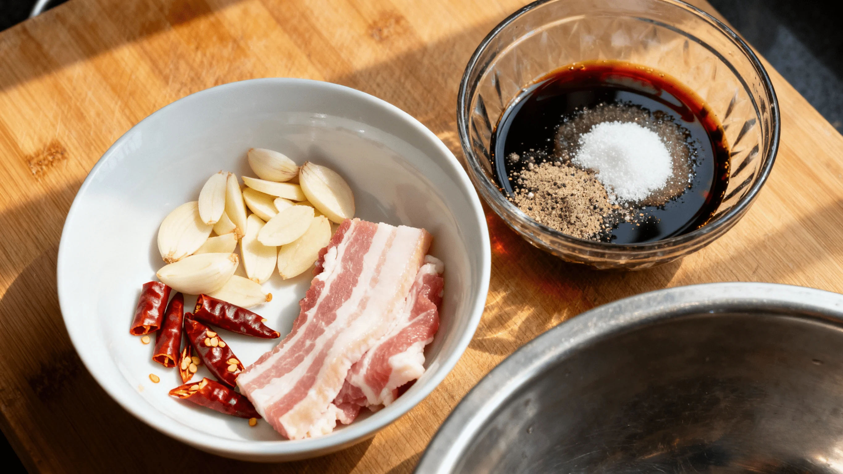 Preparing Aromatics and Sauce
