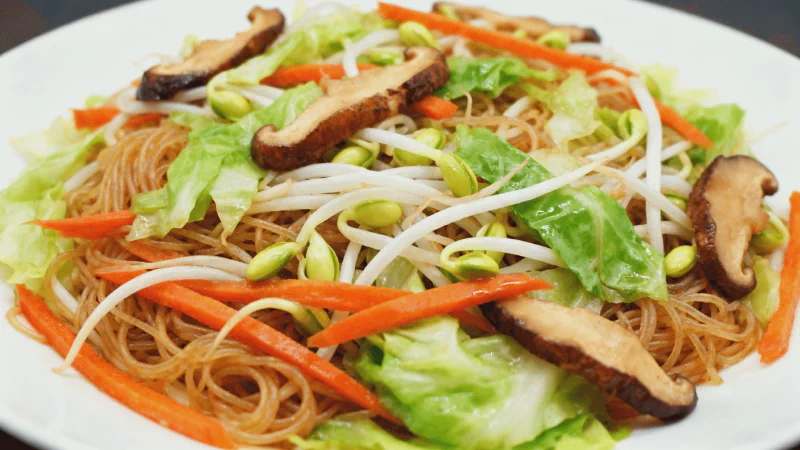 Perfect Vegetarian Fried Rice Noodles Recipe