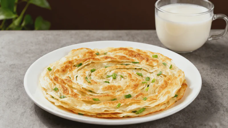 Recreating Street Food at Home: Crispy Flaky Scallion Pancake