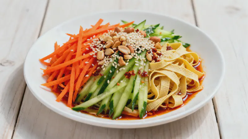 Featured image of post Three-Shreds Salad: Refreshing Classic Cold Dish with 3 Secrets for Perfect Texture Layers